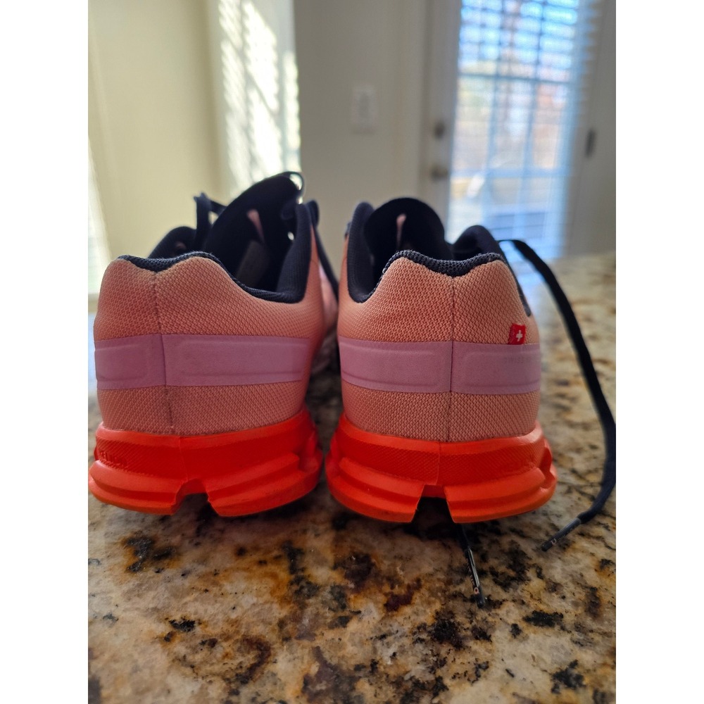 On Cloudflow Womens Running Shoes Pink‎ Orange Size 6.5 35.98686 Sneakers - Picture 3 of 7